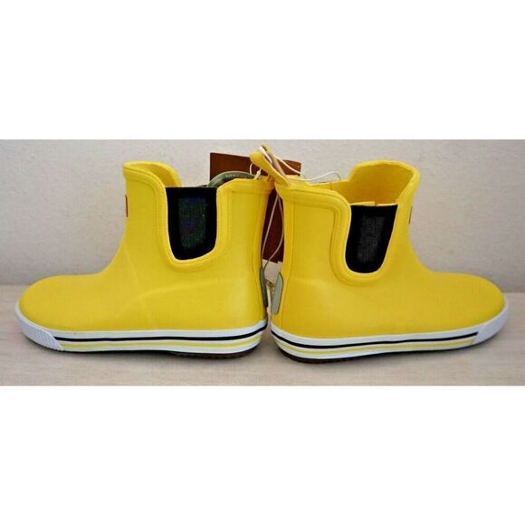 Reima 569399 Kids' Sz 11.5 Yellow Taika 2.0 Waterproof Rubber Wellies Rain Boots - Picture 9 of 10